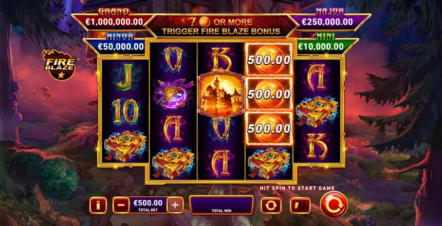 Μηχανική του παιχνιδιού wizard blaze fire demo