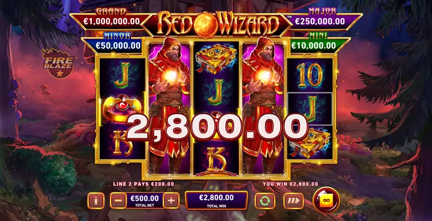 Μηχανική του παιχνιδιού wizard blaze fire demo